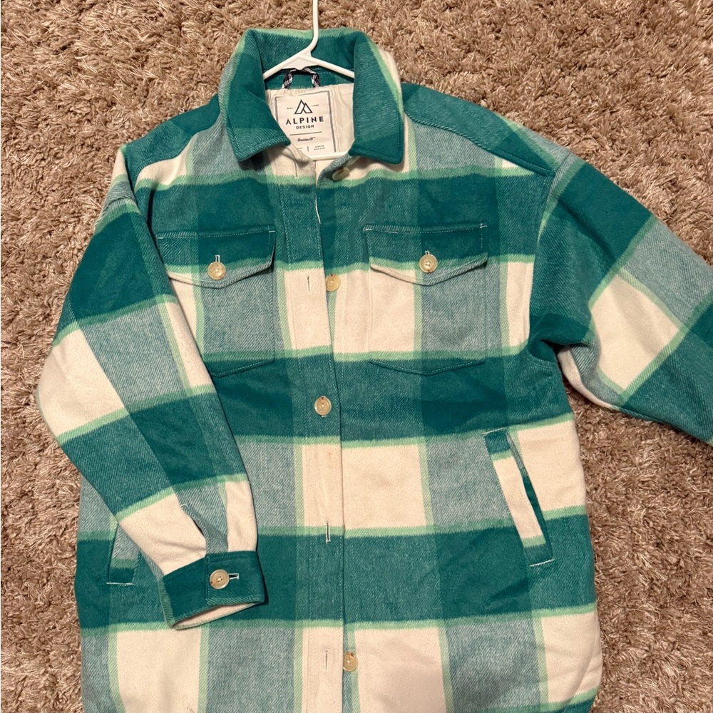 Alpine Design Teal and White Jacket